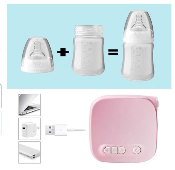Automatic Electric Breast Pump Kit | USB Rechargeable Milk Suction & Feeding Bottle Set