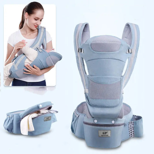 Comfy Kangaroo Hipseat: Pain-Free Carrying for Busy Parents 1