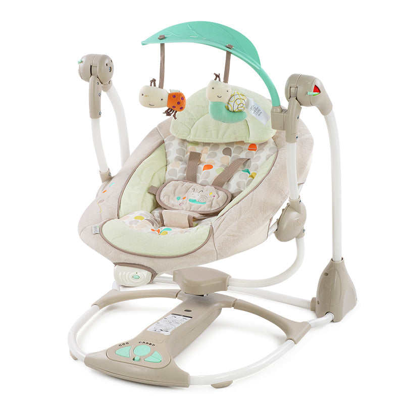 Smart Electric Baby Rocking Chair & Soothing Cradle with Remote Control, Music & Auto Swing for Newborns (0–12 Months) 1