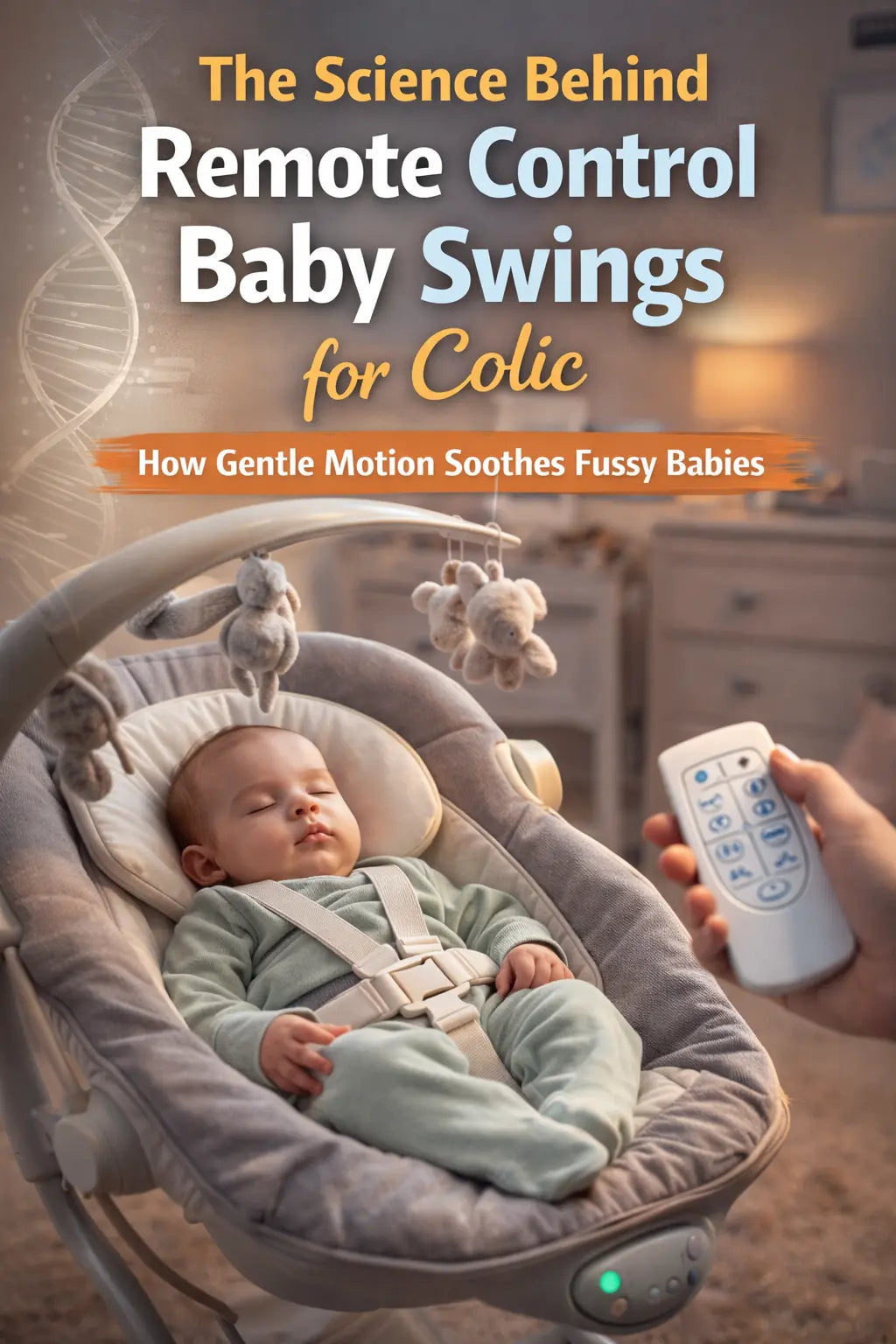 The Science Behind Remote Control Baby Swings for Colic – Aura Nino