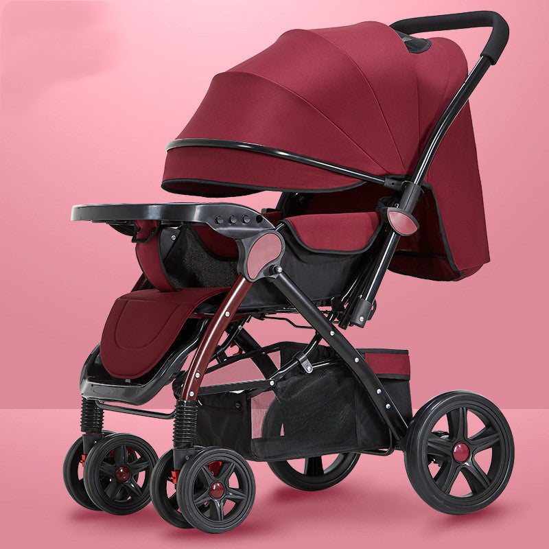 Lightweight Foldable Baby Stroller | Easy‑Fold Travel Pushchair for Newborns & Toddlers