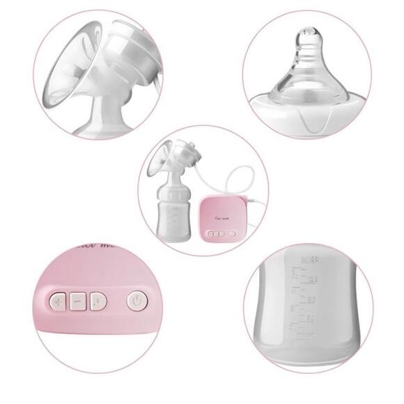 Automatic Electric Breast Pump Kit | USB Rechargeable Milk Suction & Feeding Bottle Set