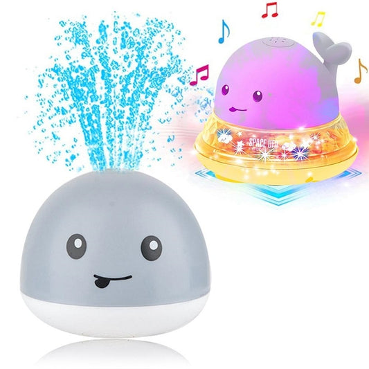 Electric Induction Whale Spray Bath Toy | LED Water Fountain Baby Bath Toy for Infants & Toddlers