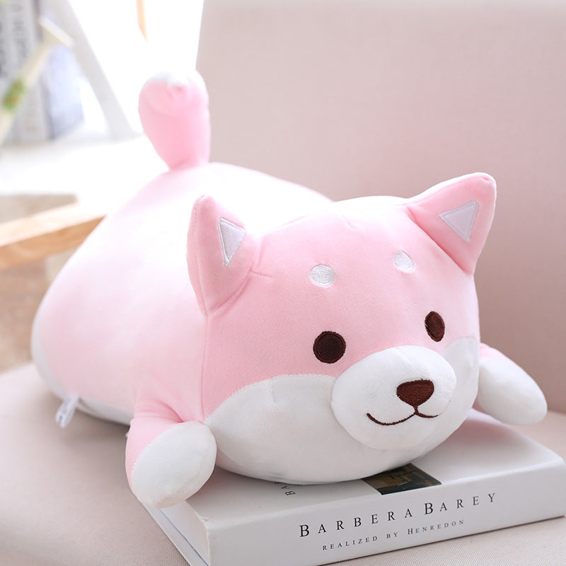 Cute Fat Shiba Inu Plush Toy | 36cm–55cm Soft Stuffed Dog Pillow for Kids & Animal Lovers