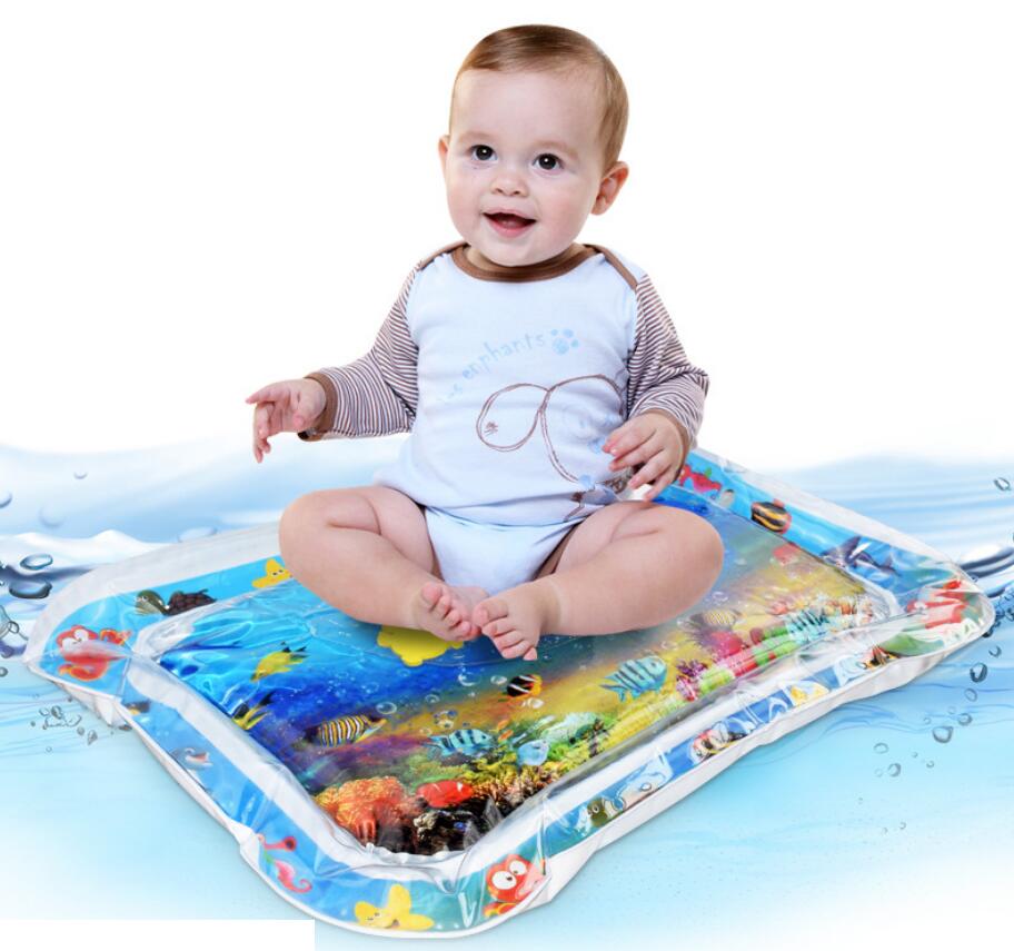 Baby Inflatable Water Play Mat | Sensory Tummy Time Water Cushion for Infants & Toddlers