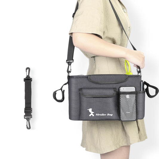 Baby Carriage Storage Bag | Universal Stroller Organizer & Large-Capacity Diaper Bag for Travel