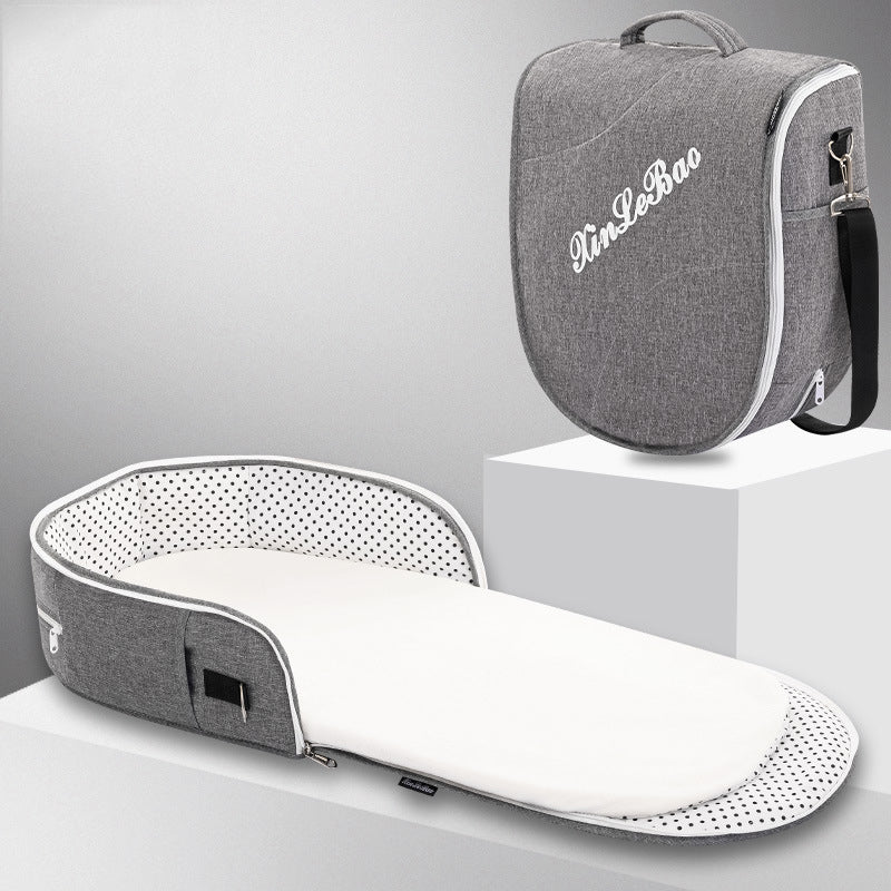 Portable Folding Baby Crib & Travel Bed | Removable Infant Sleeper Bed – Easy Setup, Safe & Comfortable