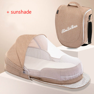 Portable Folding Baby Crib & Travel Bed | Removable Infant Sleeper Bed – Easy Setup, Safe & Comfortable