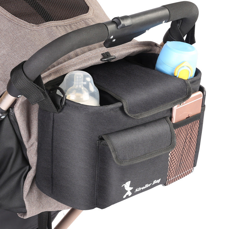 Baby Carriage Storage Bag | Universal Stroller Organizer & Large-Capacity Diaper Bag for Travel