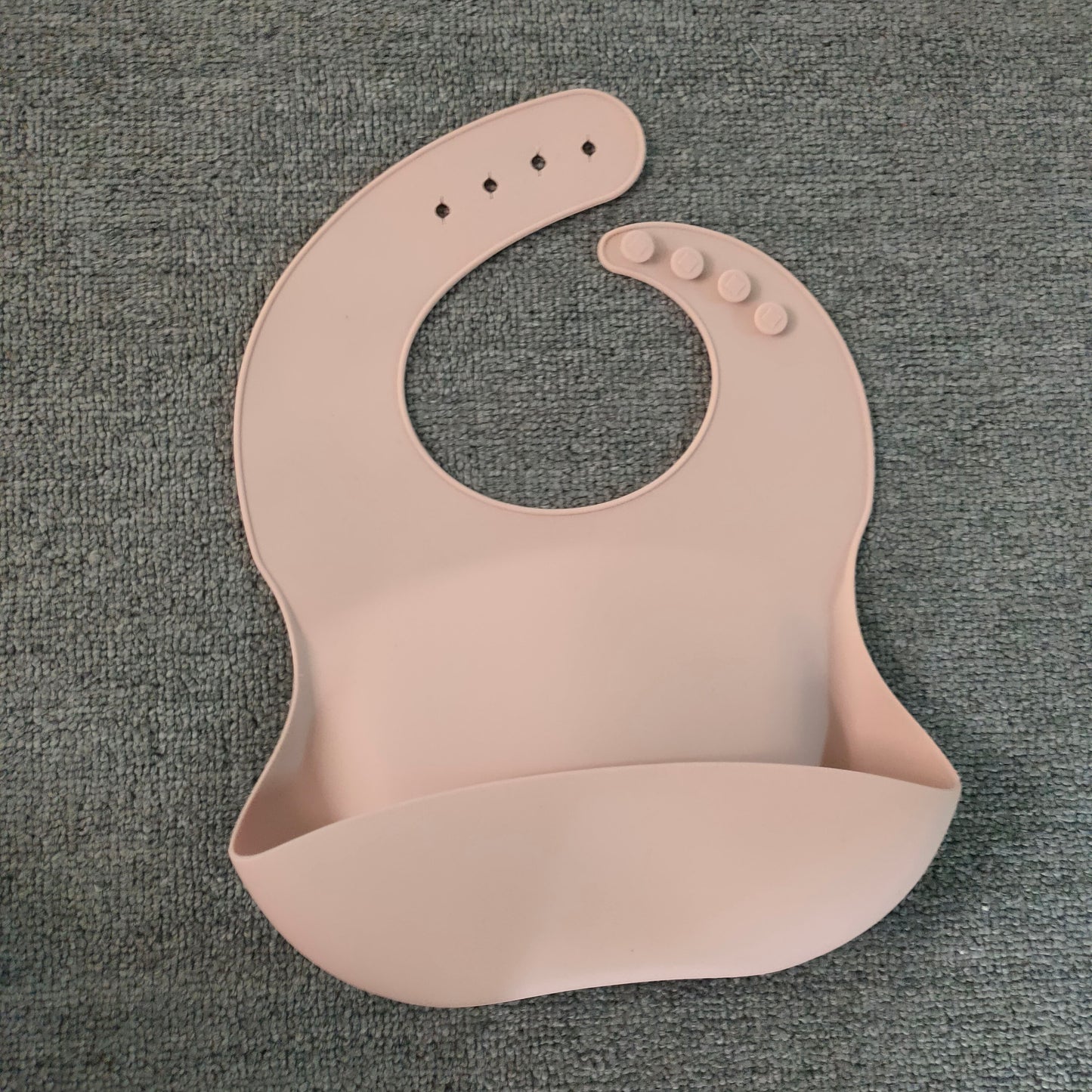 Waterproof Silicone Baby Bib with Food Catcher | Soft Adjustable Baby Feeding Bib for Infants & Toddlers