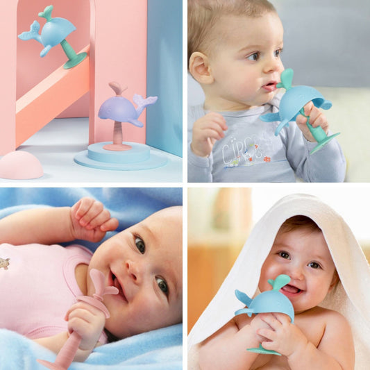 Baby Teething Toys for Newborns & Infants | Safe BPA-Free Silicone Gum Soothers – Perfect Baby Shower Gift