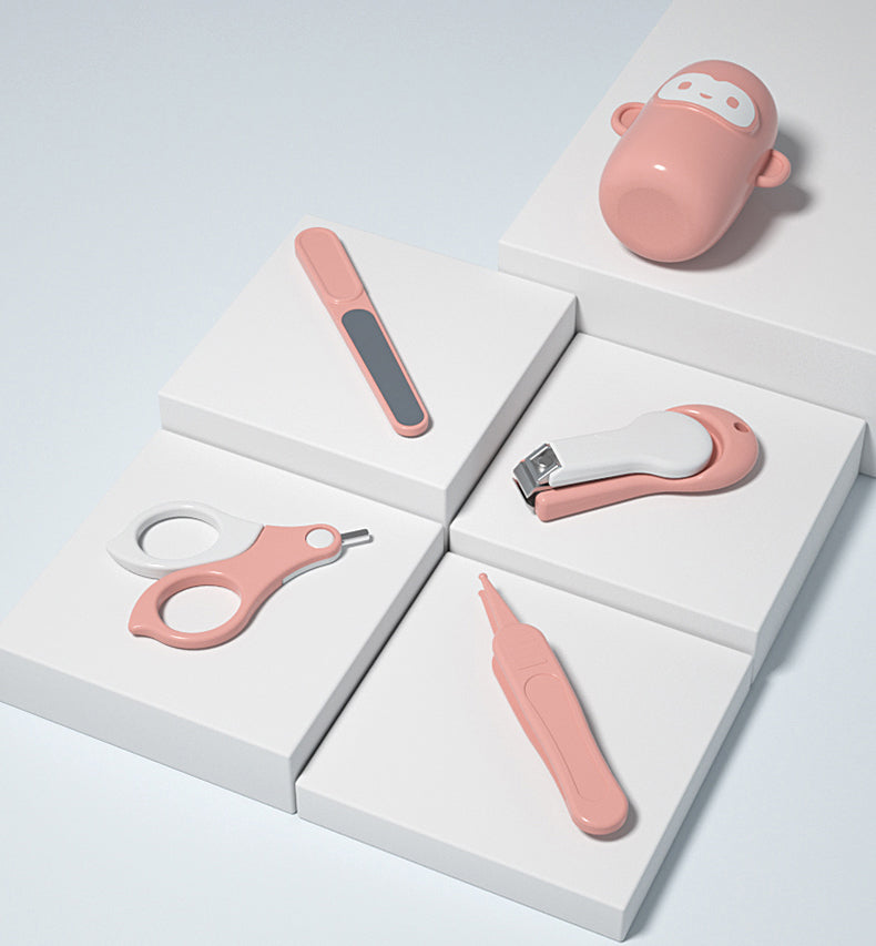 Baby Nail Clippers Set | Safe Infant Grooming Kit with Rounded Tips & Easy-Grip Design