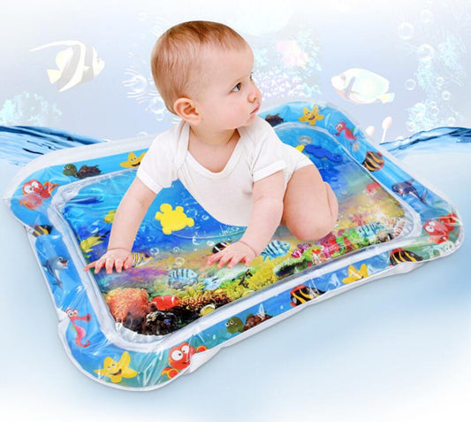 Baby Inflatable Water Play Mat | Sensory Tummy Time Water Cushion for Infants & Toddlers