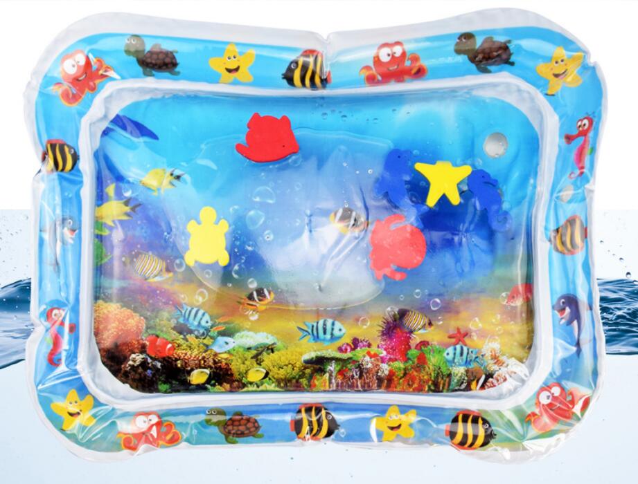 Baby Inflatable Water Play Mat | Sensory Tummy Time Water Cushion for Infants & Toddlers