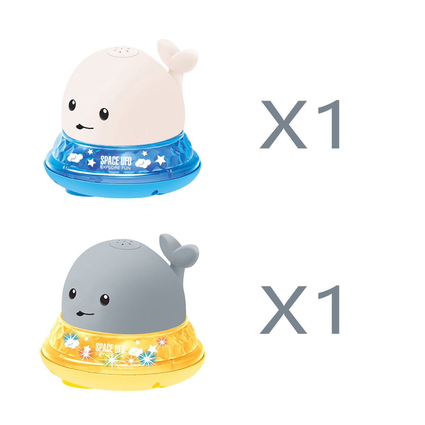 Electric Induction Whale Spray Bath Toy | LED Water Fountain Baby Bath Toy for Infants & Toddlers