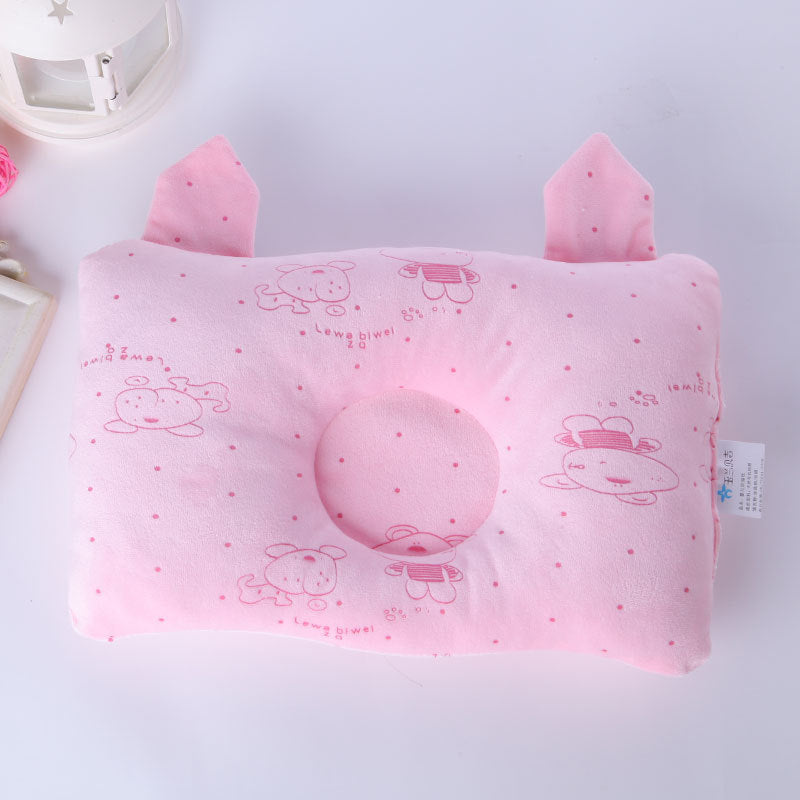 Newborn Infant Memory Cotton Pillow | Anti-Migraine Baby Head Support Pillow