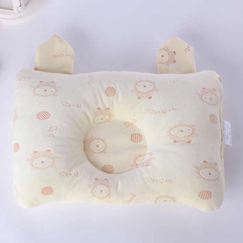 Newborn Infant Memory Cotton Pillow | Anti-Migraine Baby Head Support Pillow
