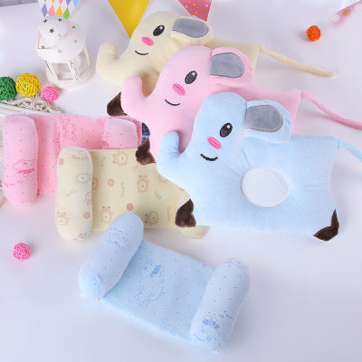 Newborn Infant Memory Cotton Pillow | Anti-Migraine Baby Head Support Pillow