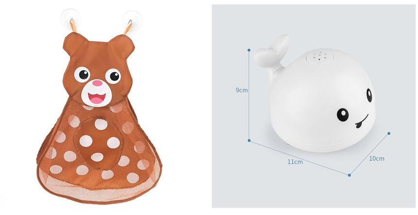 Electric Induction Whale Spray Bath Toy | LED Water Fountain Baby Bath Toy for Infants & Toddlers