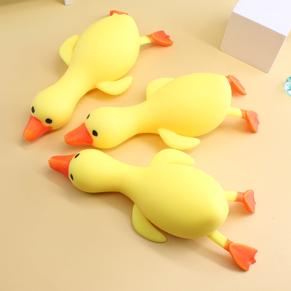 3-Piece Big Duck Squeezing Stress Relief Toys | Jumbo Squishy Duck Set for Anxiety, Kids & Office