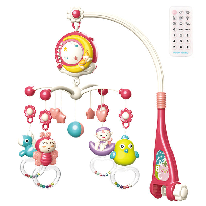 Musical Baby Crib Mobile with Rotating Toys & Projection | Soothing Rotating Rattles for Newborns & Infants
