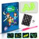 3D Magic Light Educational Drawing Pad | Kids Light-Up Sketchboard with 8 Light Effects
