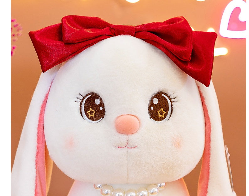 Cute Medium Rabbit Stuffed Toy Plush | Soft Bunny Plushie Gift for Kids & Adults