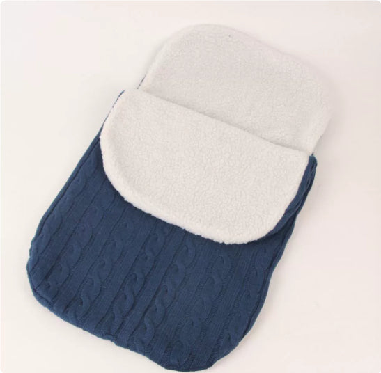 Winter Baby Stroller Sleeping Bag – Warm Windproof Footmuff for Strollers, Universal Cozy Infant Toddler Pram Sack
